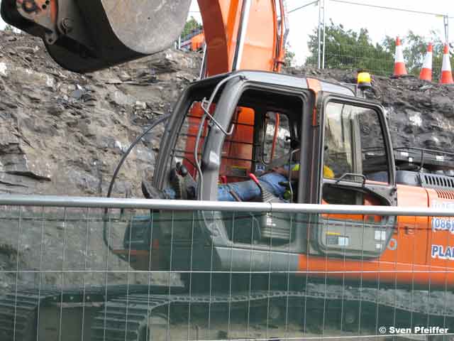 worker sleeping