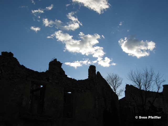 abandoned village near Andora